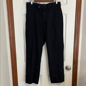 Travel Smart by Roundtree & Yorke Men’s Black Cotton & Spandex Blend Pants 32x30
